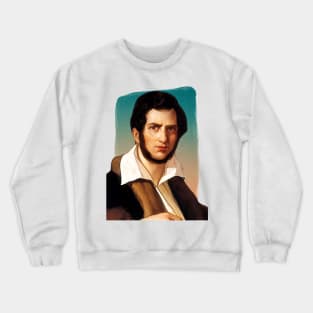 Italian Composer Gaetano Donizetti illustration Crewneck Sweatshirt